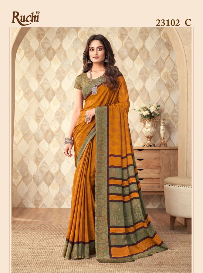 Vivanta Silk 20 By Ruchi Daily Wear Sarees Catalog